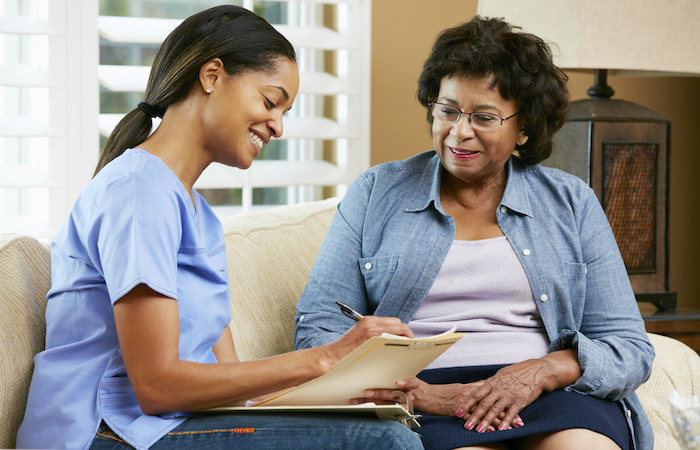 Nurse patient couch documents