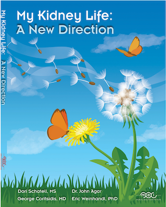 A book cover with butterflies and dandelions Description automatically generated