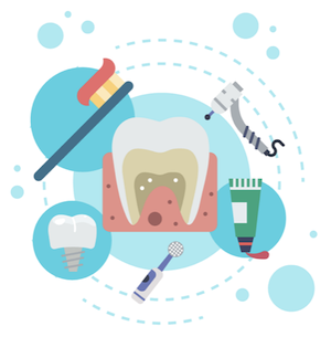 Free dentist dental tooth illustration