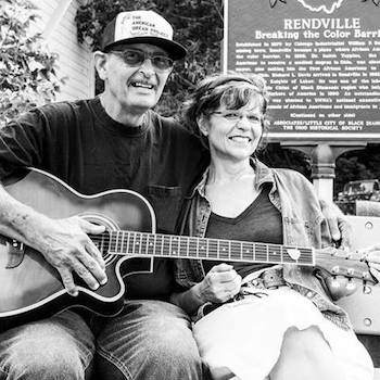 Ted and Corlyn and guitar